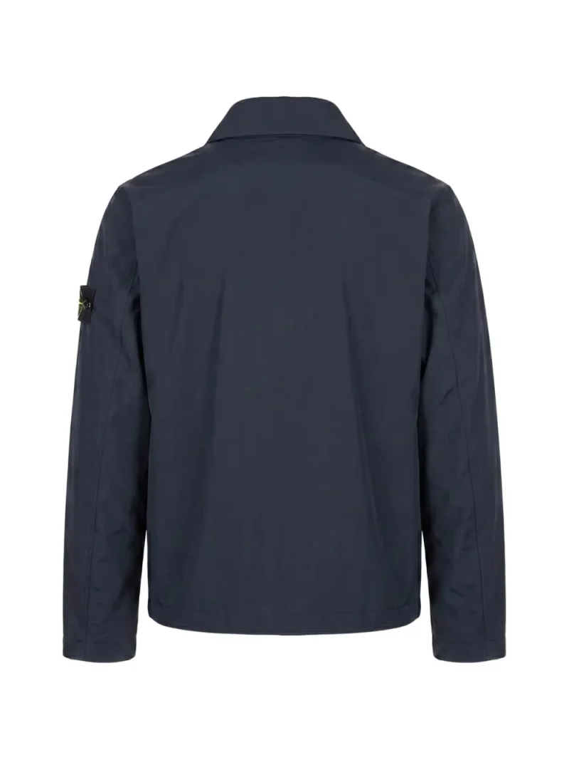 Alternative view of Jacheta Stone Island Logo-Patch Button-Fastening bleumarin