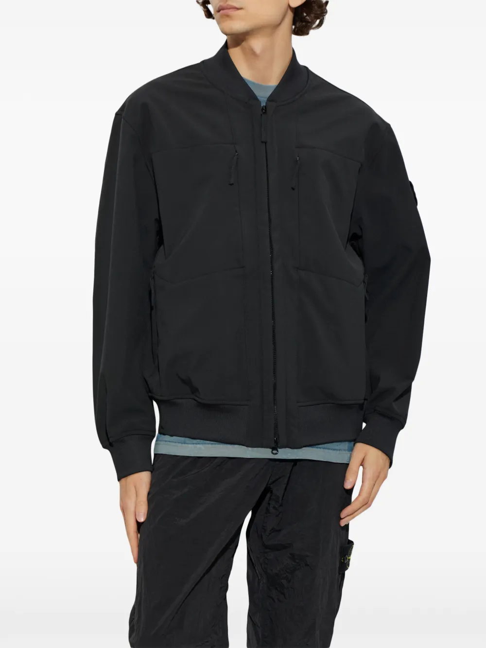 Jacheta Stone Island Logo-Patch jacket - imagine 3