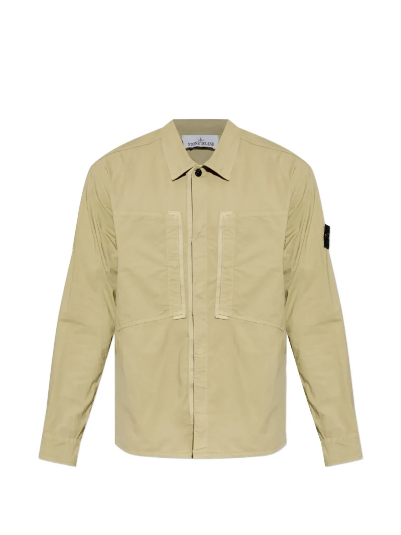 Jacheta Stone Island Mercerised Ripstop bej