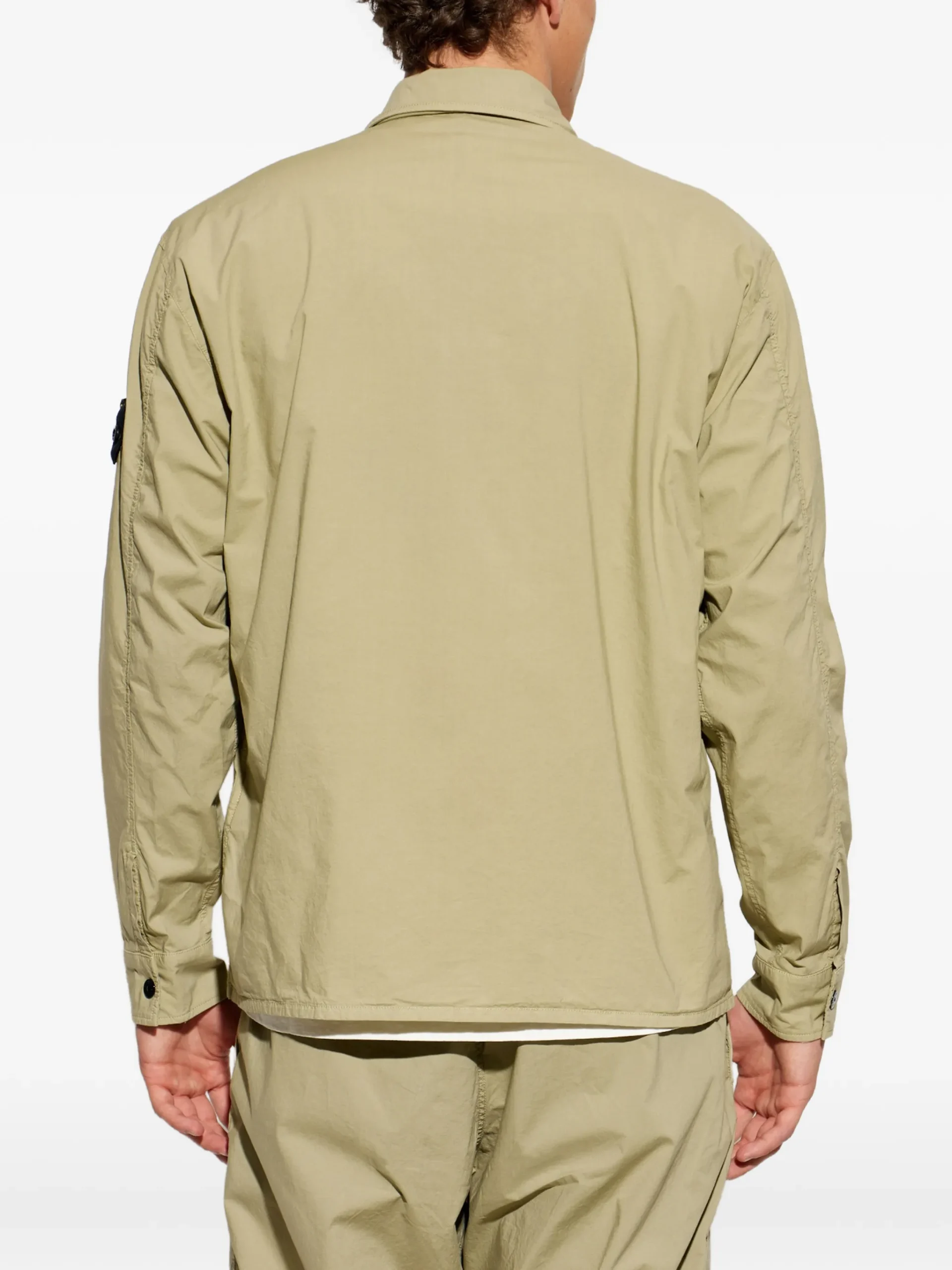 Jacheta Stone Island Mercerised Ripstop bej - imagine 2