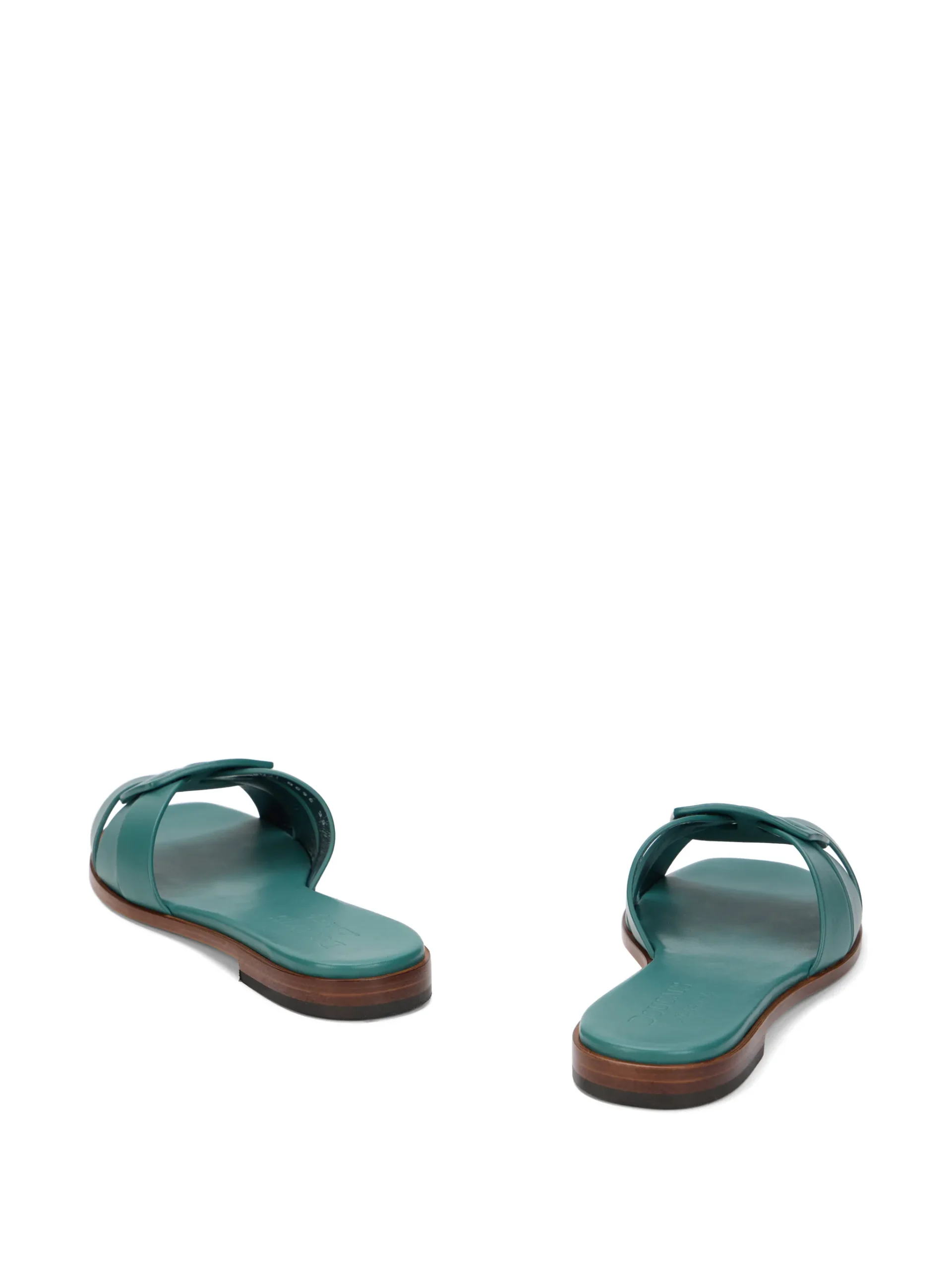 Mules Doucal's Interwoven verde - imagine 3
