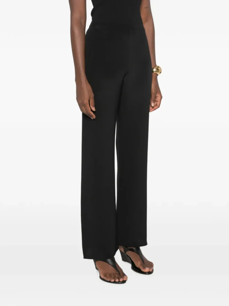 Pantaloni Cult Gaia Sara Palazzo negru - imagine 4