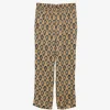 Pantaloni Drole De Monsieur Graphic-Print Drawstring bej
