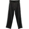 Pantaloni Drole De Monsieur Side-Stripe Track negru