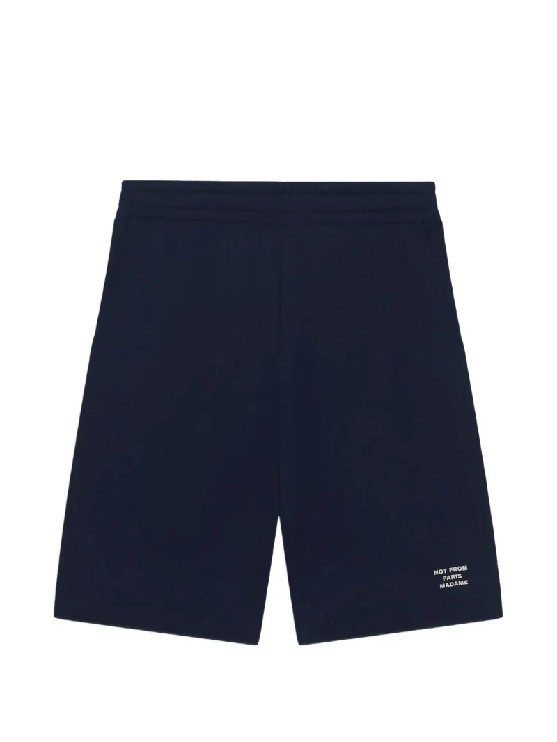Pantaloni scurti Drole De Monsieur Elastic-Waistband bleumarin