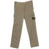 Pantaloni Stone Island Compass-Motif Track khaki