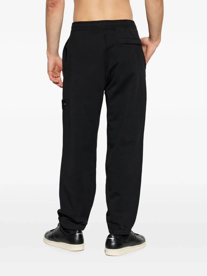Alternative view of Pantaloni Stone Island Fleece Ghost Heavy negru