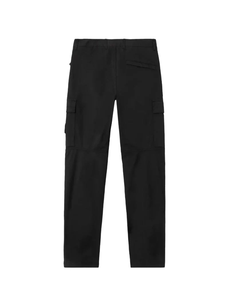 Alternative view of Pantaloni Stone Island Logo-Patch Cargo negru