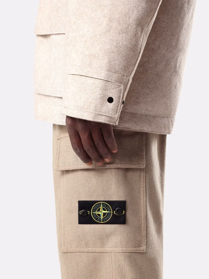 Pantaloni Stone Island Loose Fit Joggers bej - imagine 5