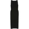 Rochie midi Cult Gaia Ava Open-Back Ribbed-Knit negru