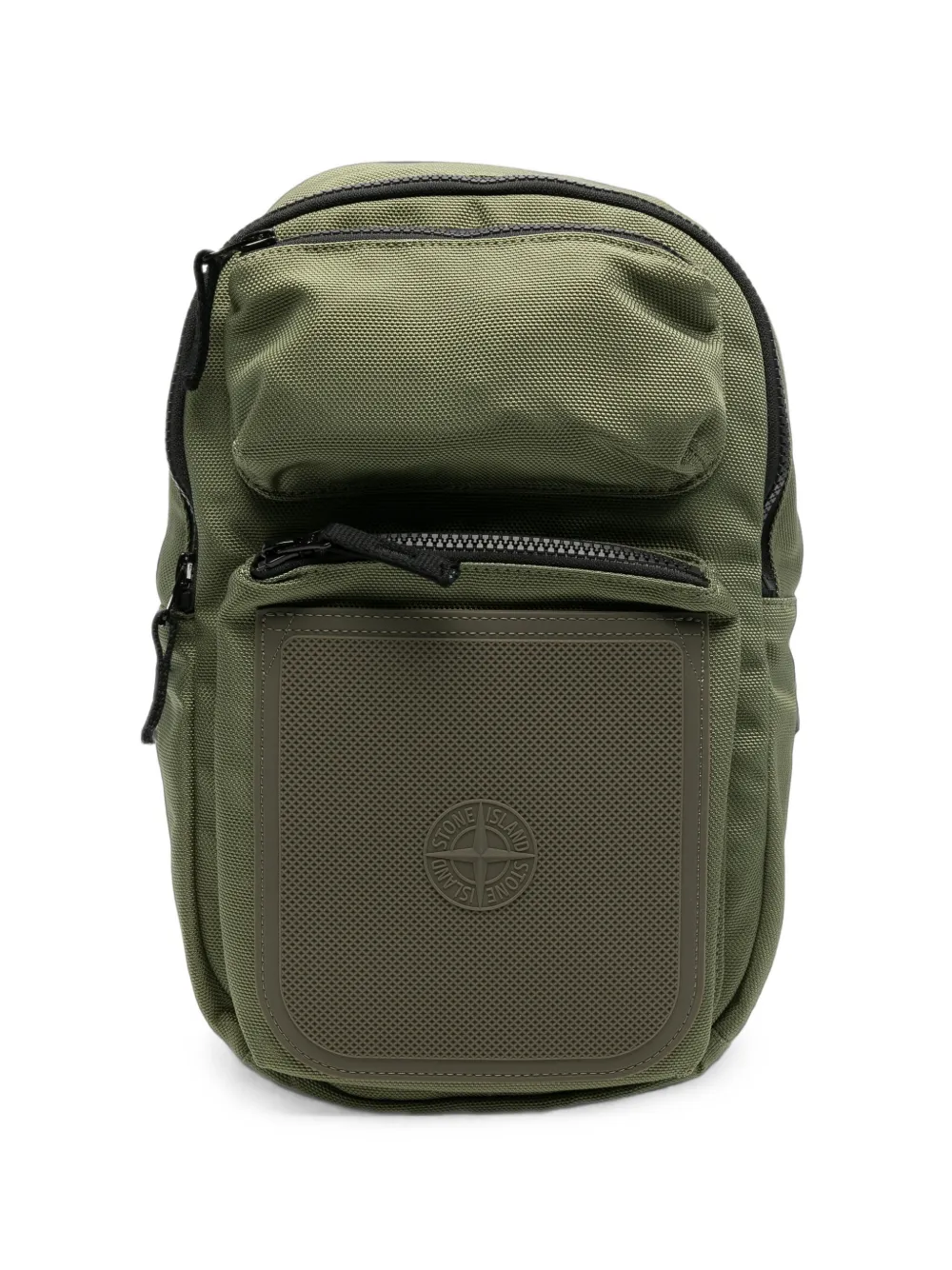 Rucsac Stone Island Logo-Patch Panelled khaki