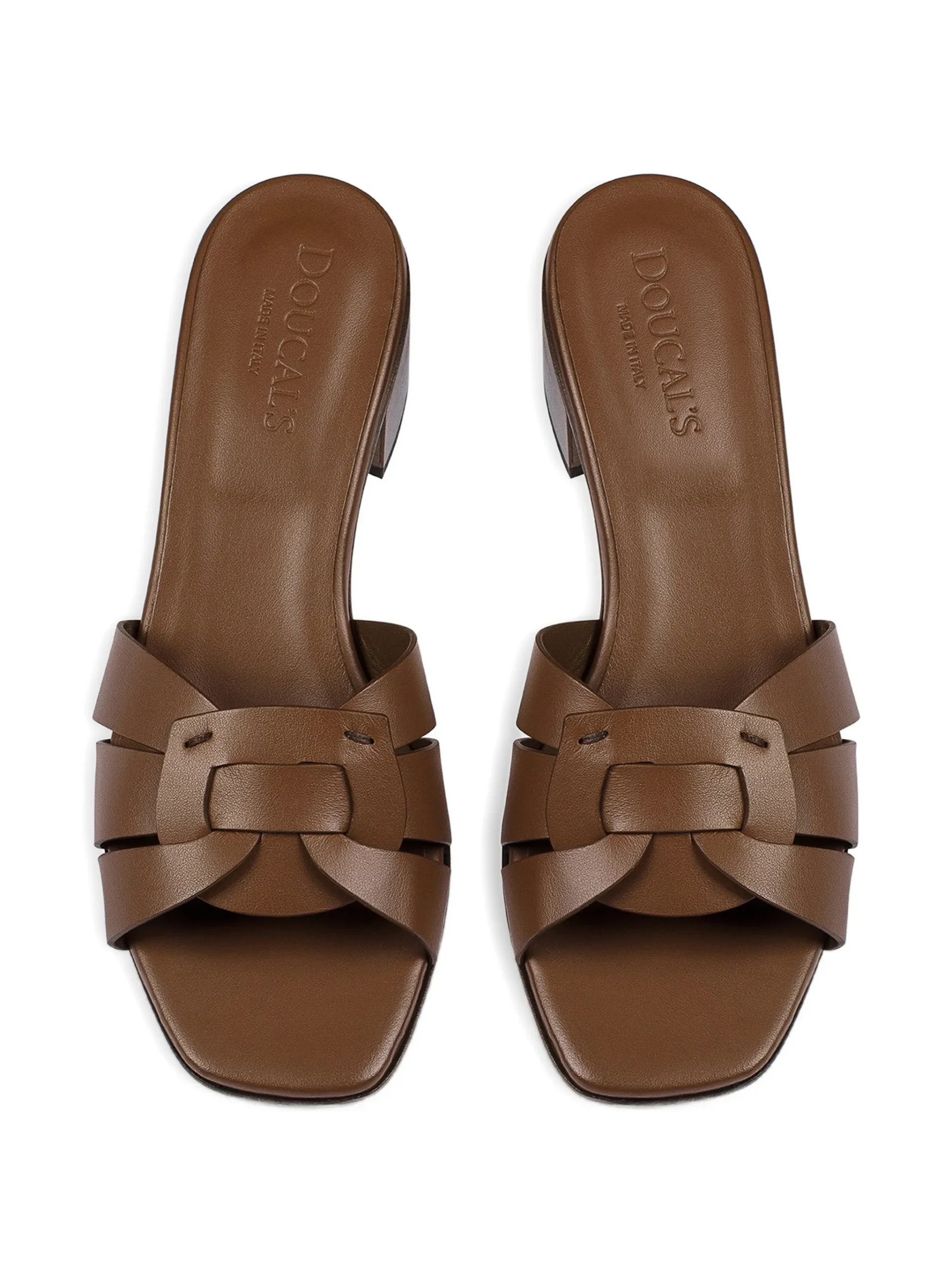 Sandale Doucal's Leather maro - imagine 3