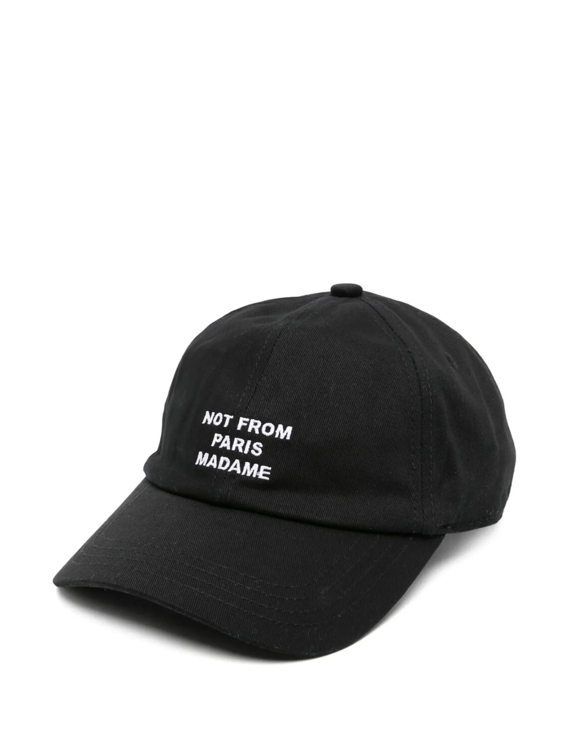 Sapca Drole De Monsieur Embroidered Panel negru
