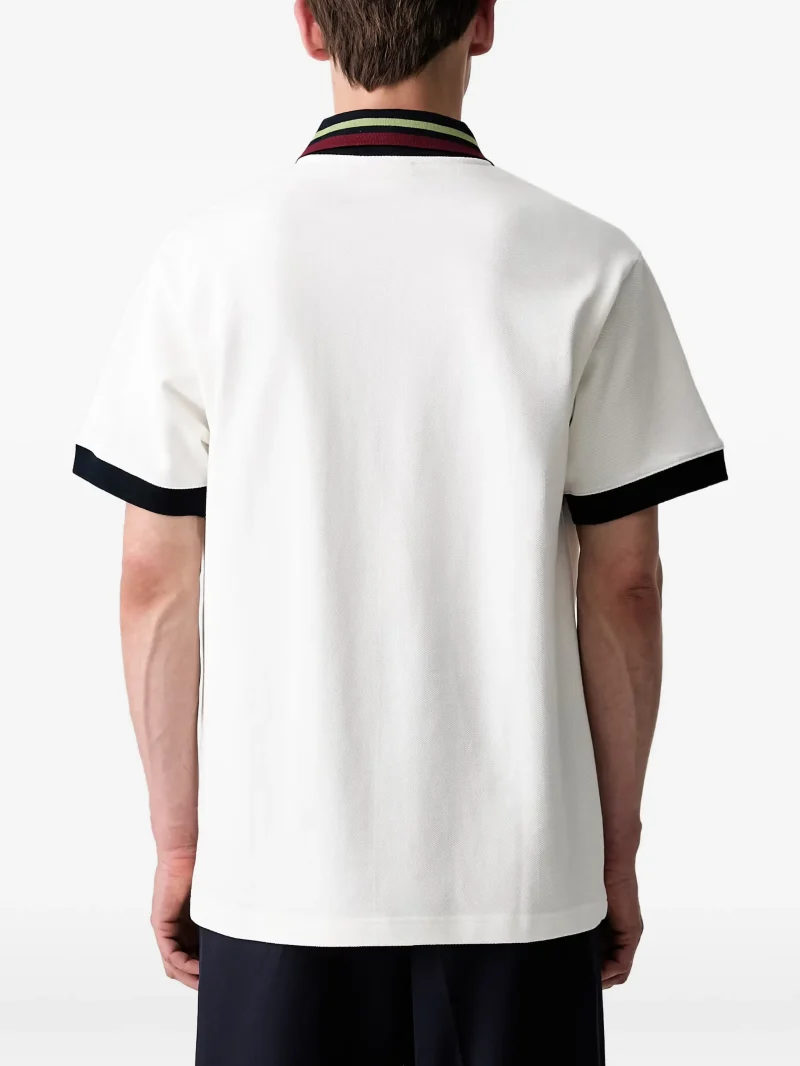 Alternative view of Tricou Drole De Monsieur D Mirror Tipped Polo alb