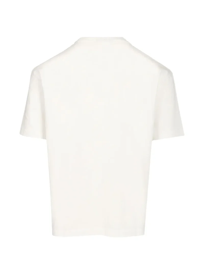 Alternative view of Tricou Drole De Monsieur Drole Belissima Logo-Embroidered ecru