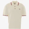 Tricou Drole De Monsieur Embroidered-Logo ecru