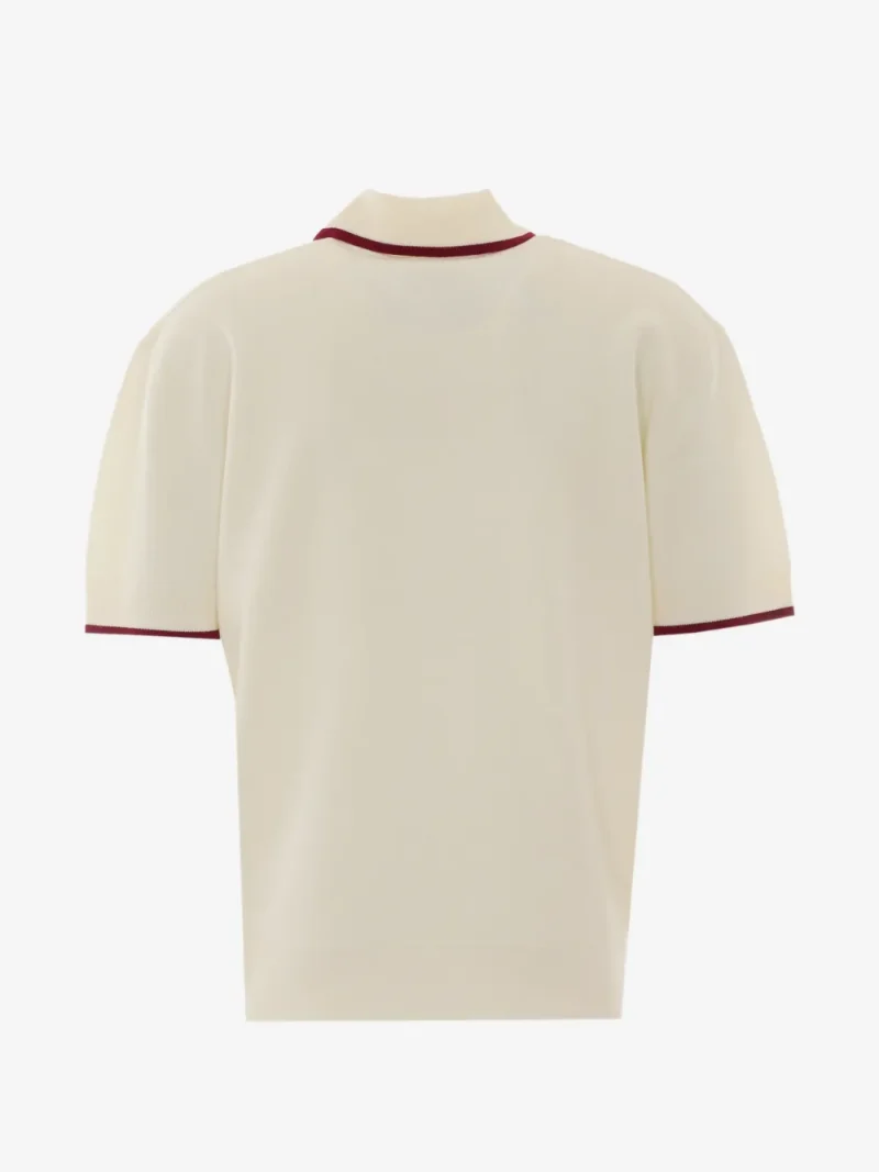 Alternative view of Tricou Drole De Monsieur Embroidered-Logo ecru