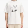 Tricou Drole De Monsieur Graphic-Print alb