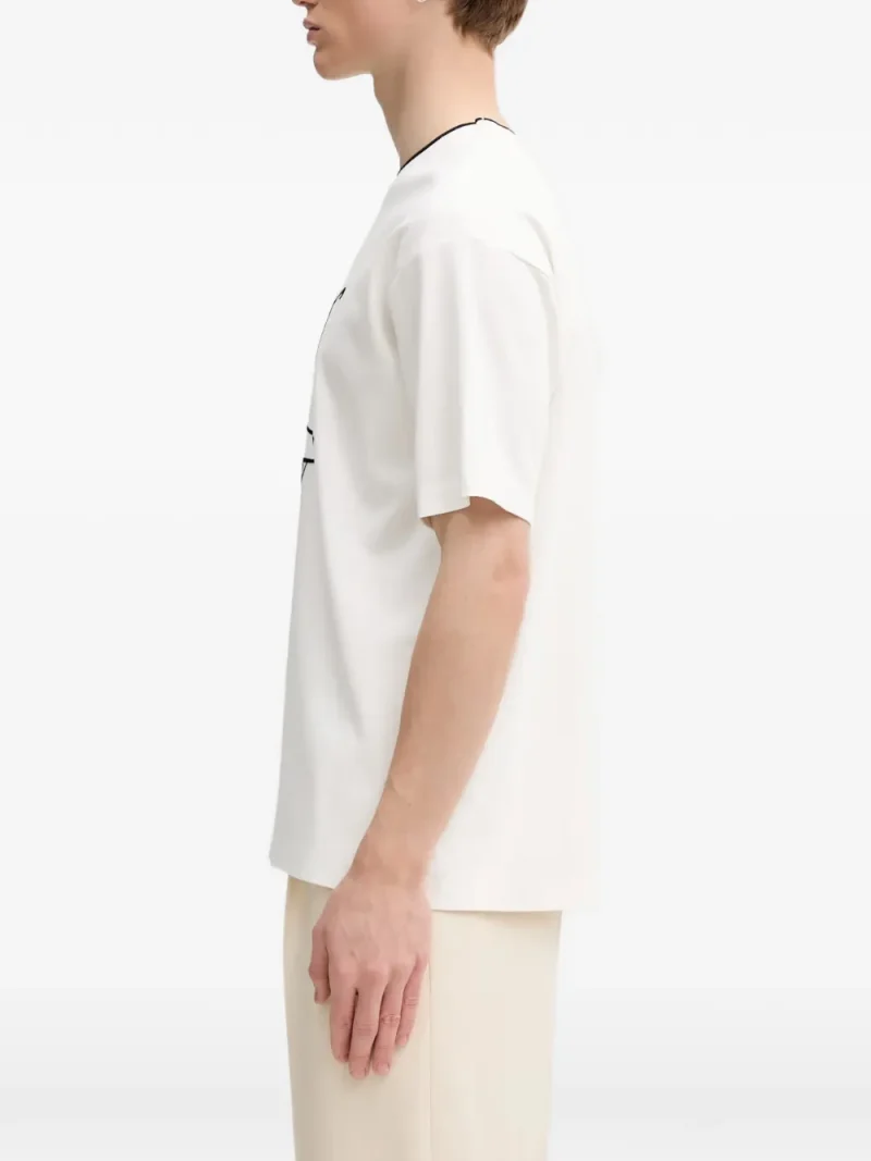 Tricou Drole De Monsieur Graphic-Print alb - imagine 3