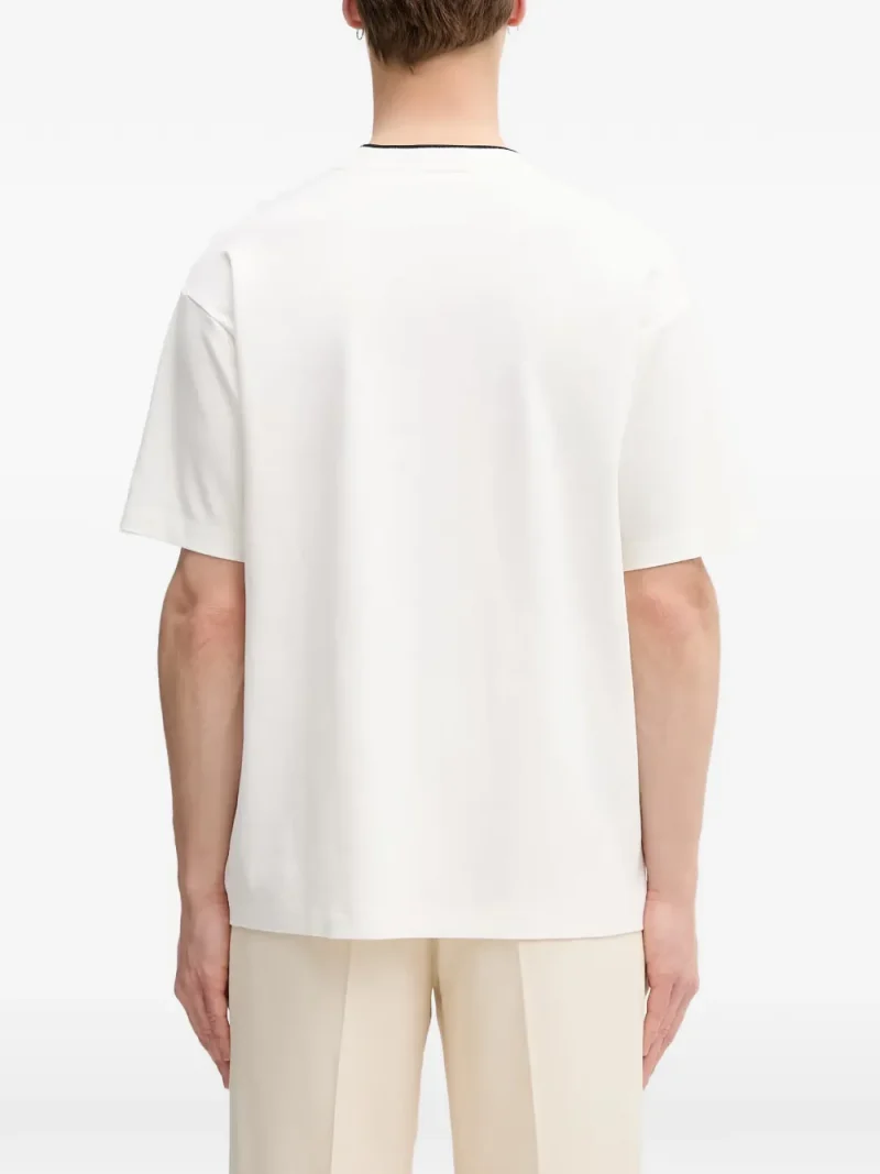 Alternative view of Tricou Drole De Monsieur Graphic-Print alb