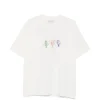 Tricou Drole De Monsieur Graphic-Print alb