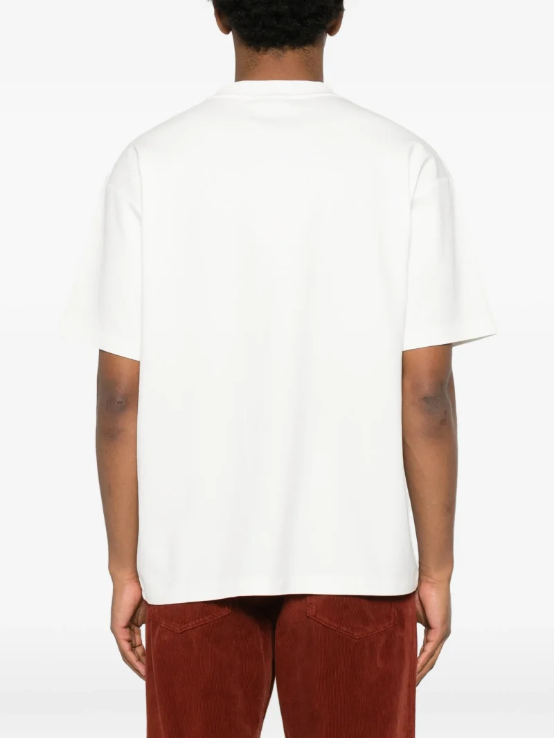Alternative view of Tricou Drole De Monsieur Graphic-Print alb