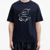 Tricou Drole De Monsieur Graphic-Print alb