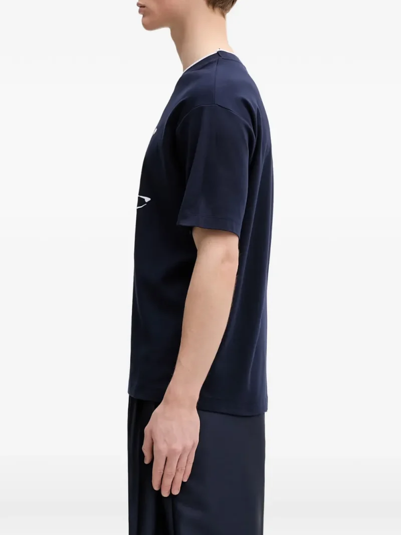 Tricou Drole De Monsieur Graphic-Print alb - imagine 3