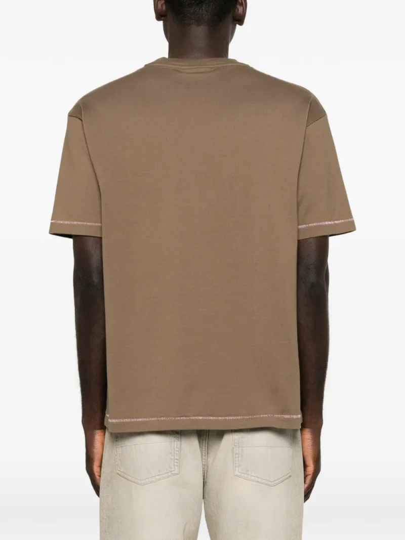Alternative view of Tricou Drole De Monsieur Graphic-Print khaki