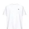 Tricou Stone Island Compass Logo-Patch alb