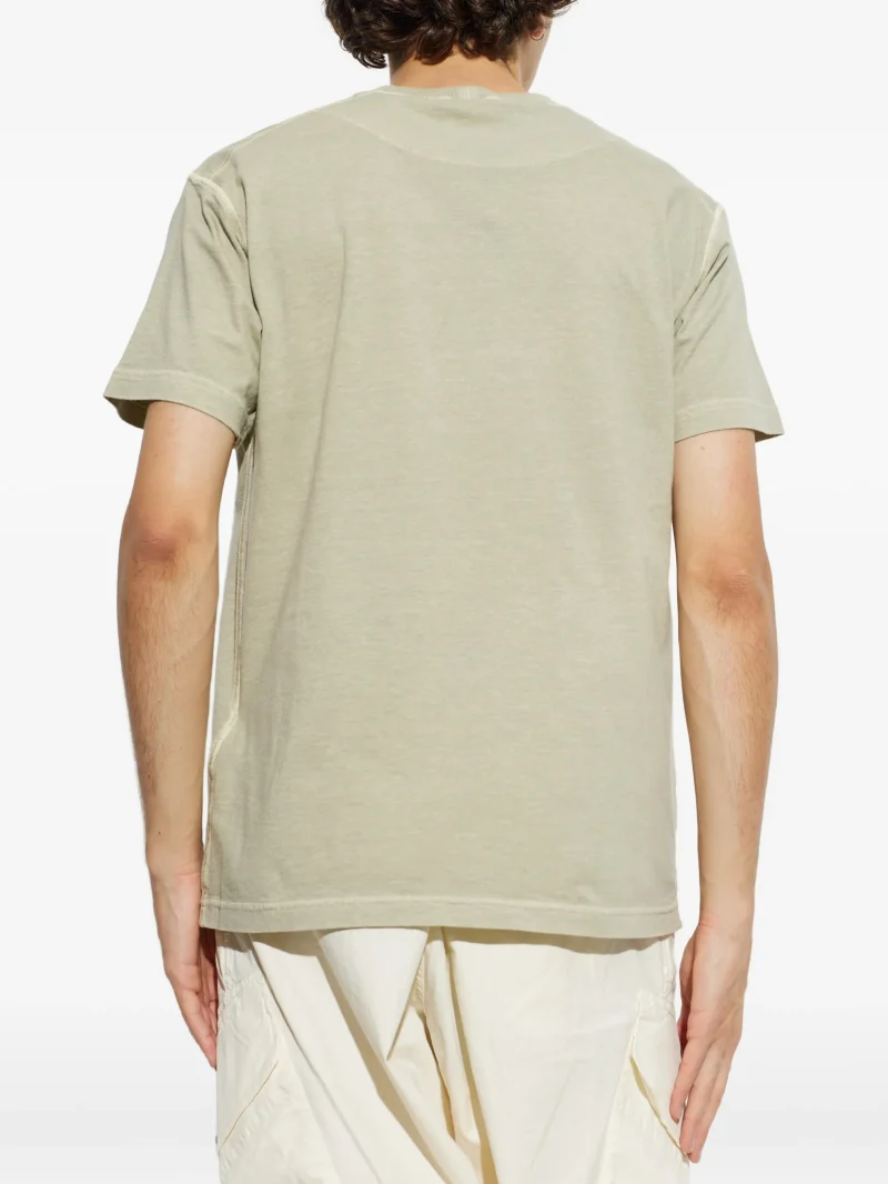 Alternative view of Tricou Stone Island Logo Patch khaki