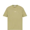 Tricou Stone Island Logo-Print khaki