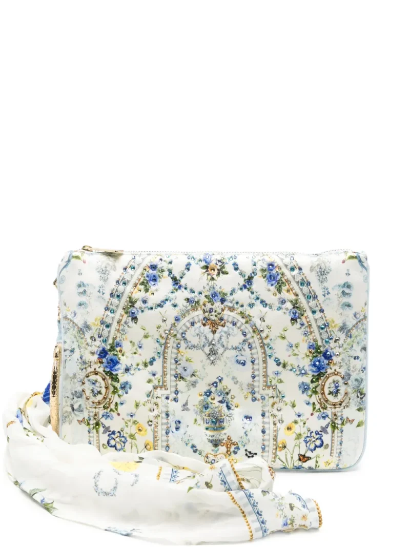 Clutch Camilla Ring Scarf Dandelion Skies multicolor