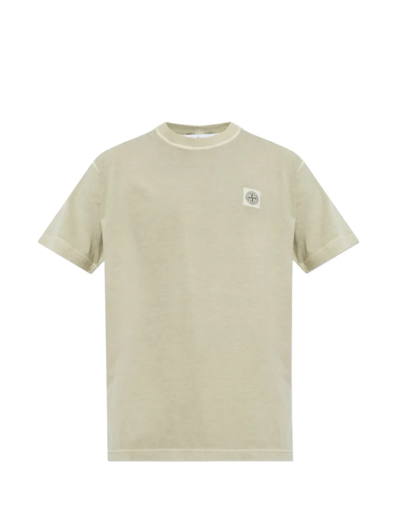 Tricou Stone Island Logo Patch khaki
