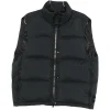 Vesta Stone Island Padded Logo-Patch Gilet negru