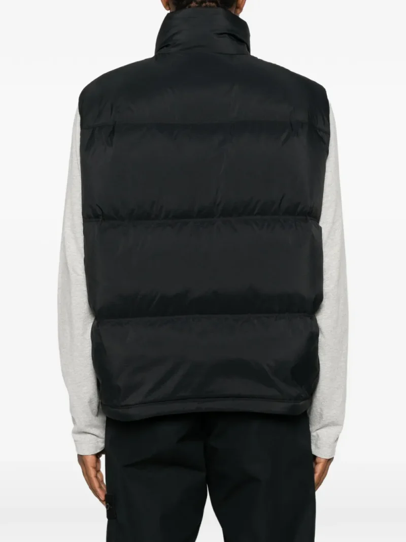 Alternative view of Vesta Stone Island Padded Logo-Patch Gilet negru
