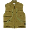 Vesta Stone Island Quilted Padded verde