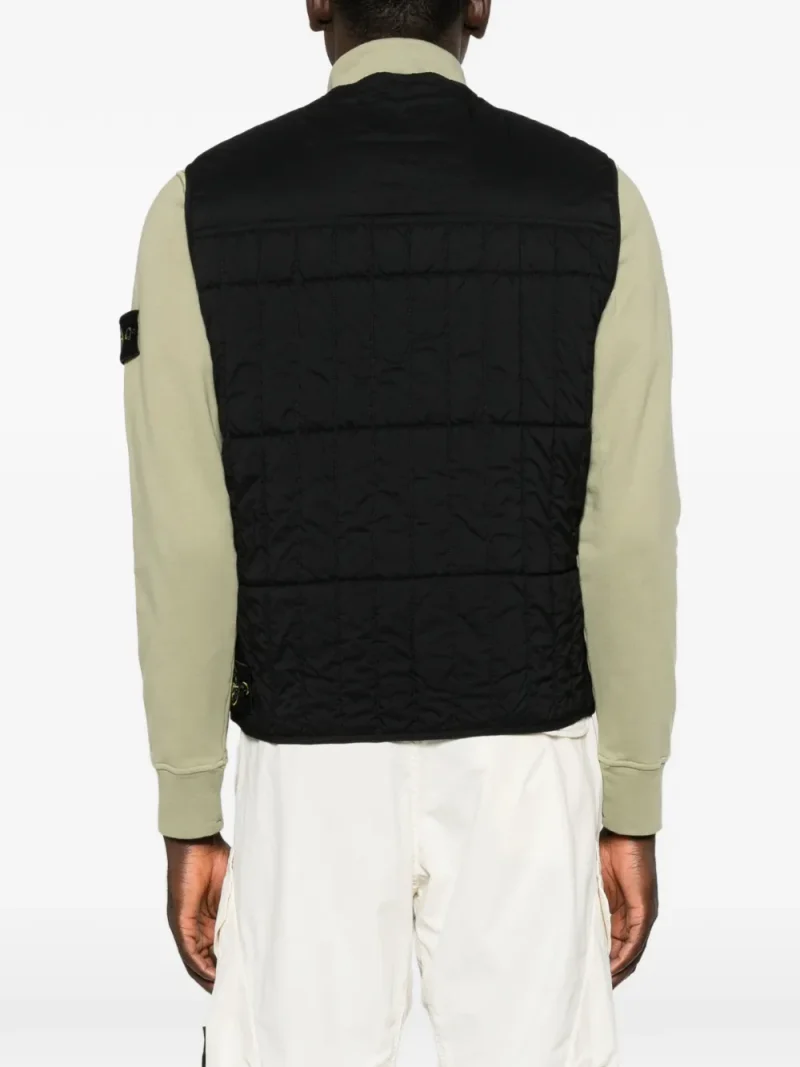 Alternative view of Vesta Stone Island Quilted Zip-Up negru
