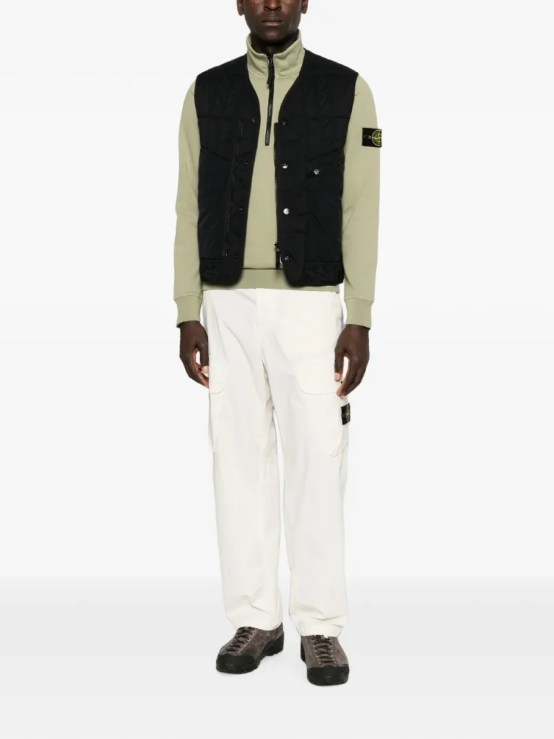 Vesta Stone Island Quilted Zip-Up negru - imagine 4