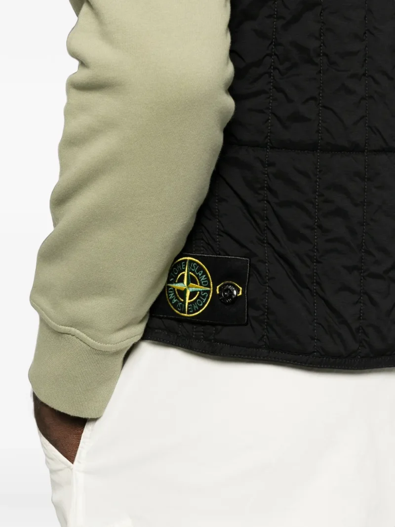 Vesta Stone Island Quilted Zip-Up negru - imagine 5