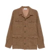 Jacheta Gran Sasso Herringbone-Pattern bej
