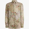 Camasa ETRO Paisley and Tie Motif bej