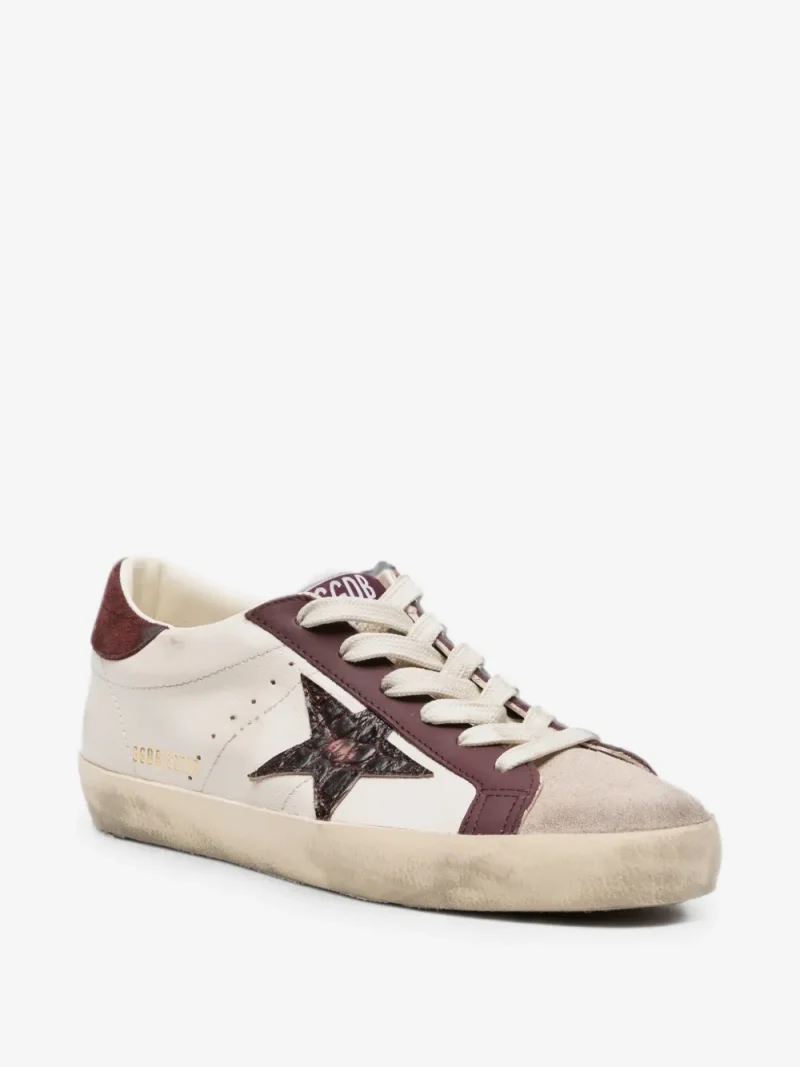 Sneakers Golden Goose Super Star bej - imagine 3