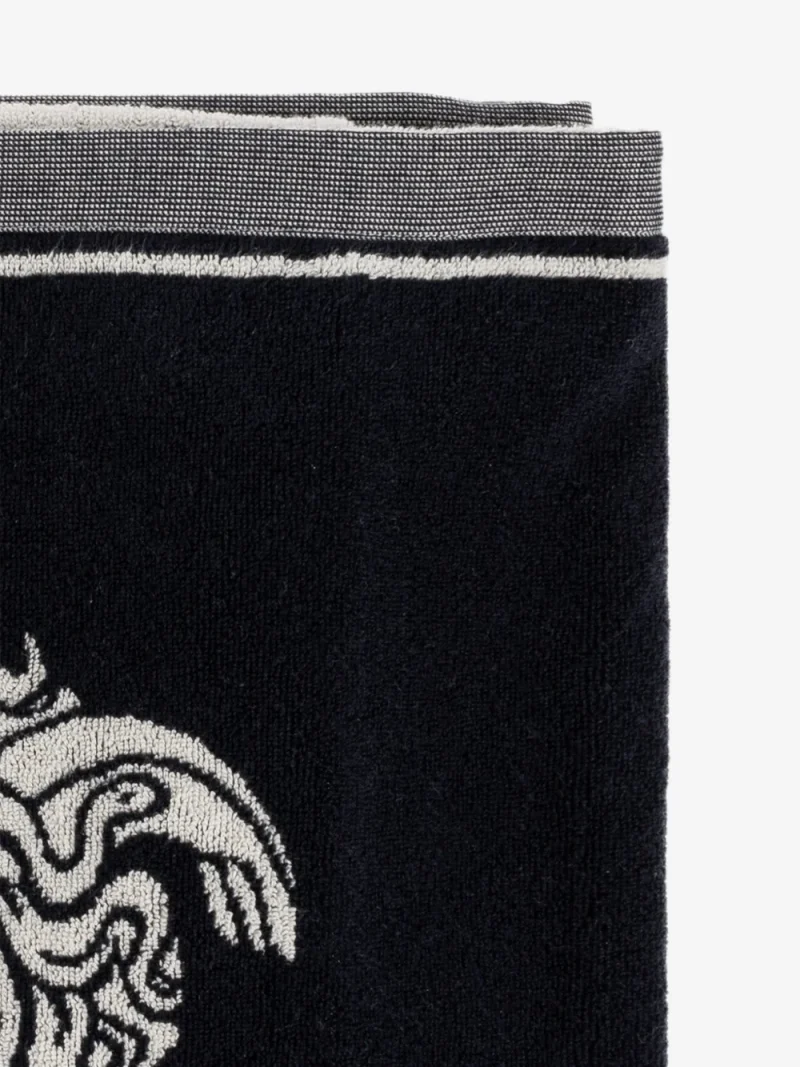 Prosop Versace Home Jacquard Medusa-Head Bath negru - imagine 4