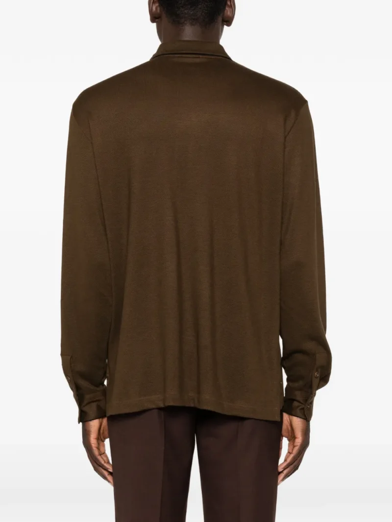 Alternative view of Pulover polo Tom Ford Long-Sleeve Pique maro