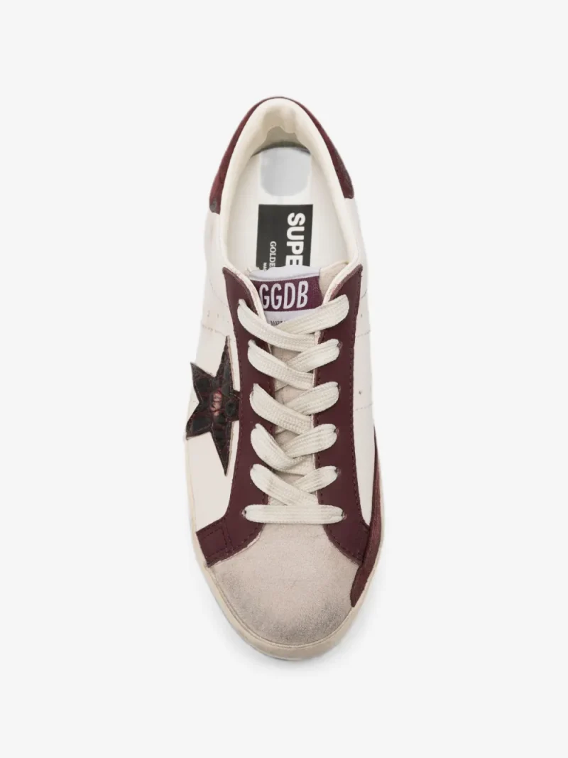 Sneakers Golden Goose Super Star bej - imagine 4