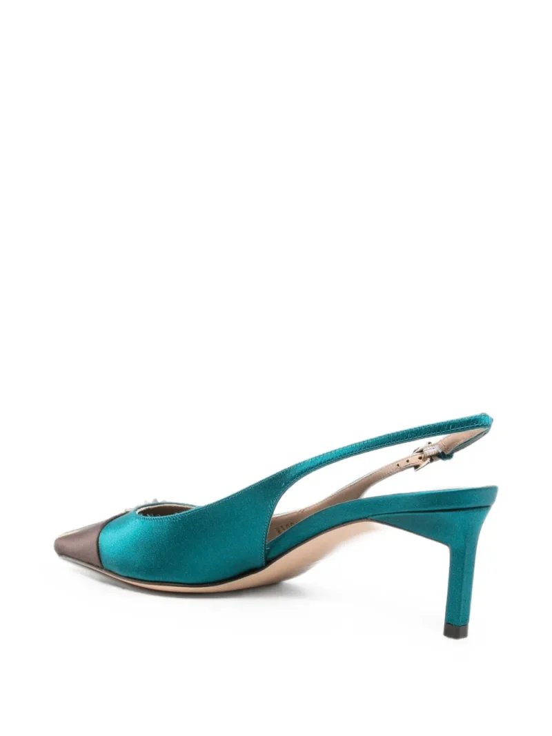 Alternative view of Pantofi Tom Ford Two-Tone Slingback verde