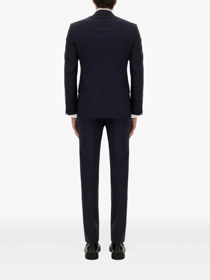Alternative view of Costum Tom Ford Wool Buttoned bleumarin