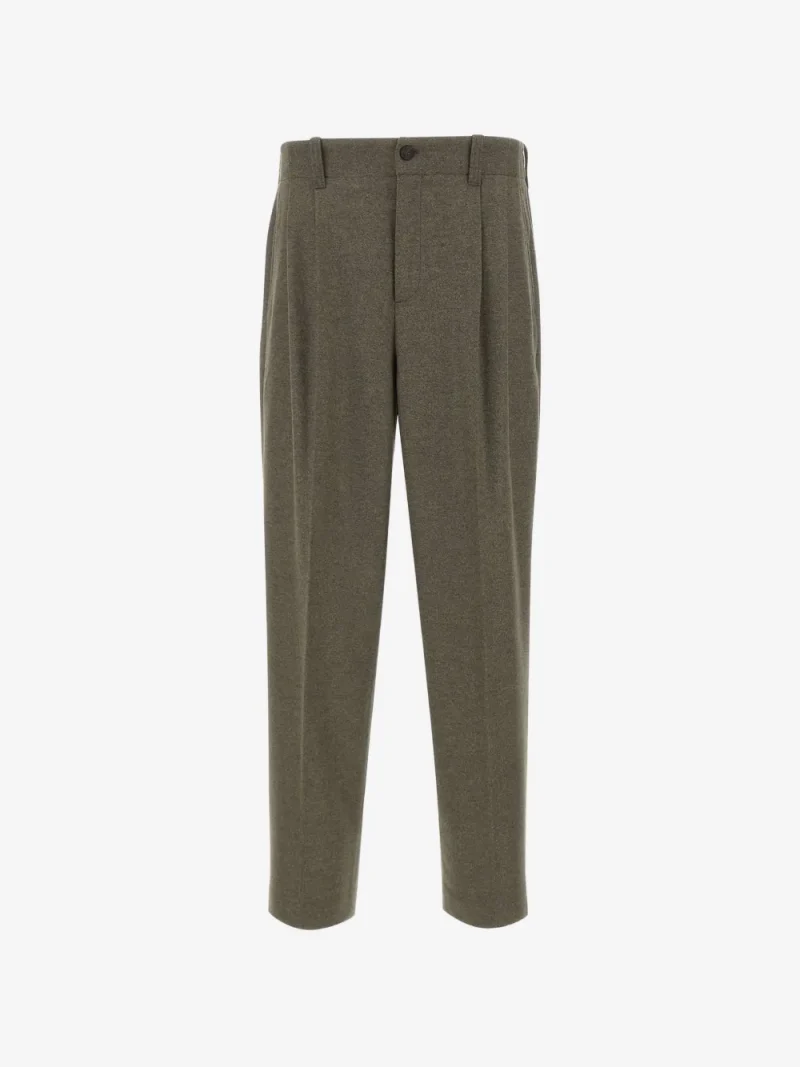 Pantaloni Golden Goose Pleated Wool bej