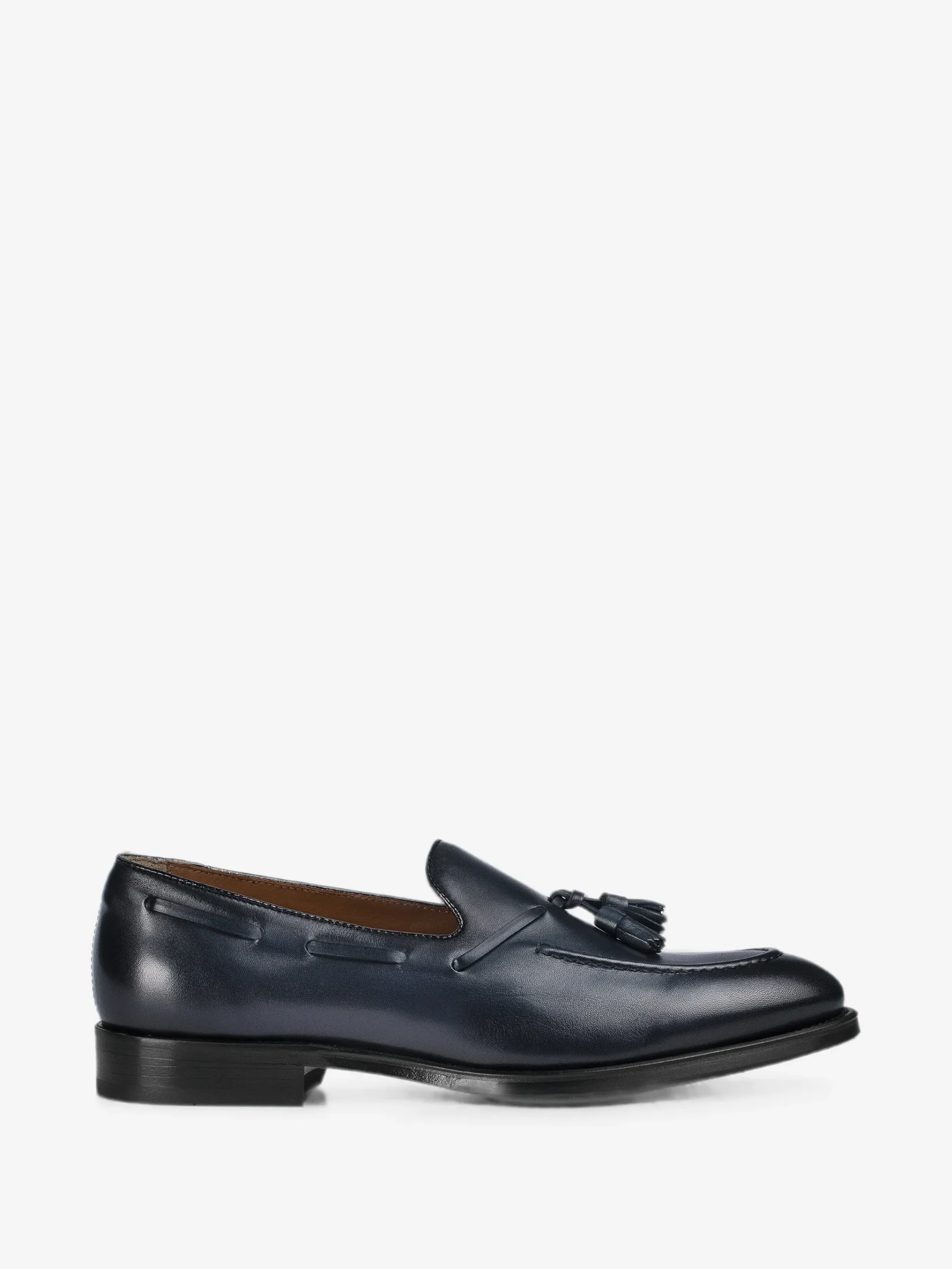 Loafers Doucal's Tassel-Detail Leather bleumarin